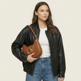 The Esmira D-Ring Shoulder Bag - Vellegra