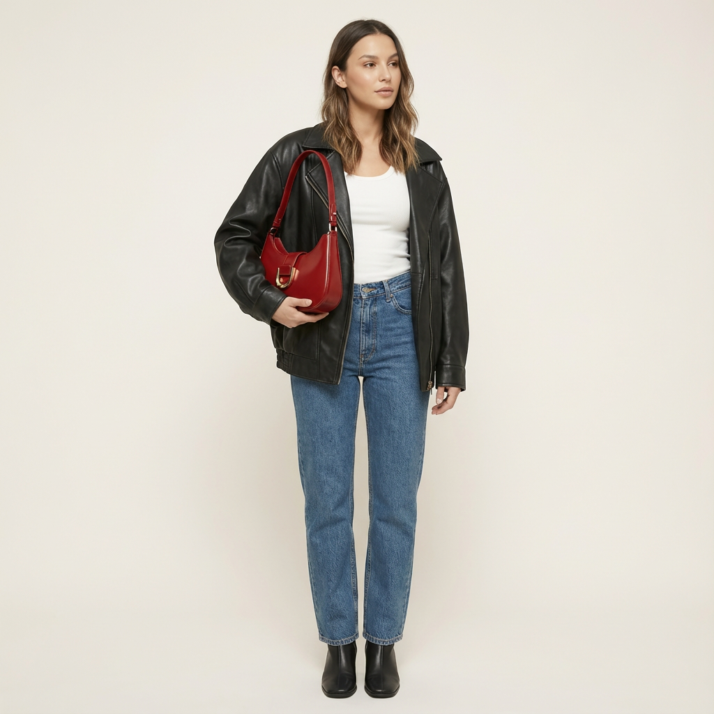 The Esmira D-Ring Shoulder Bag - Vellegra