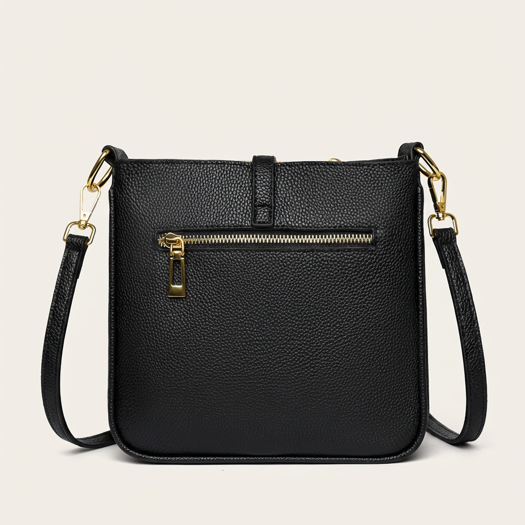 Vellegra Elin Leather Bucket Crossbody Bag - Vellegra